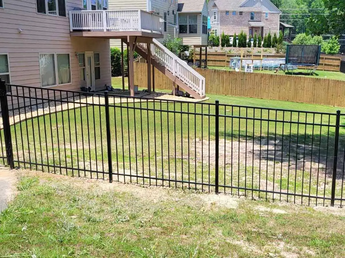 Aluminum fence columbus georgia fence company 04