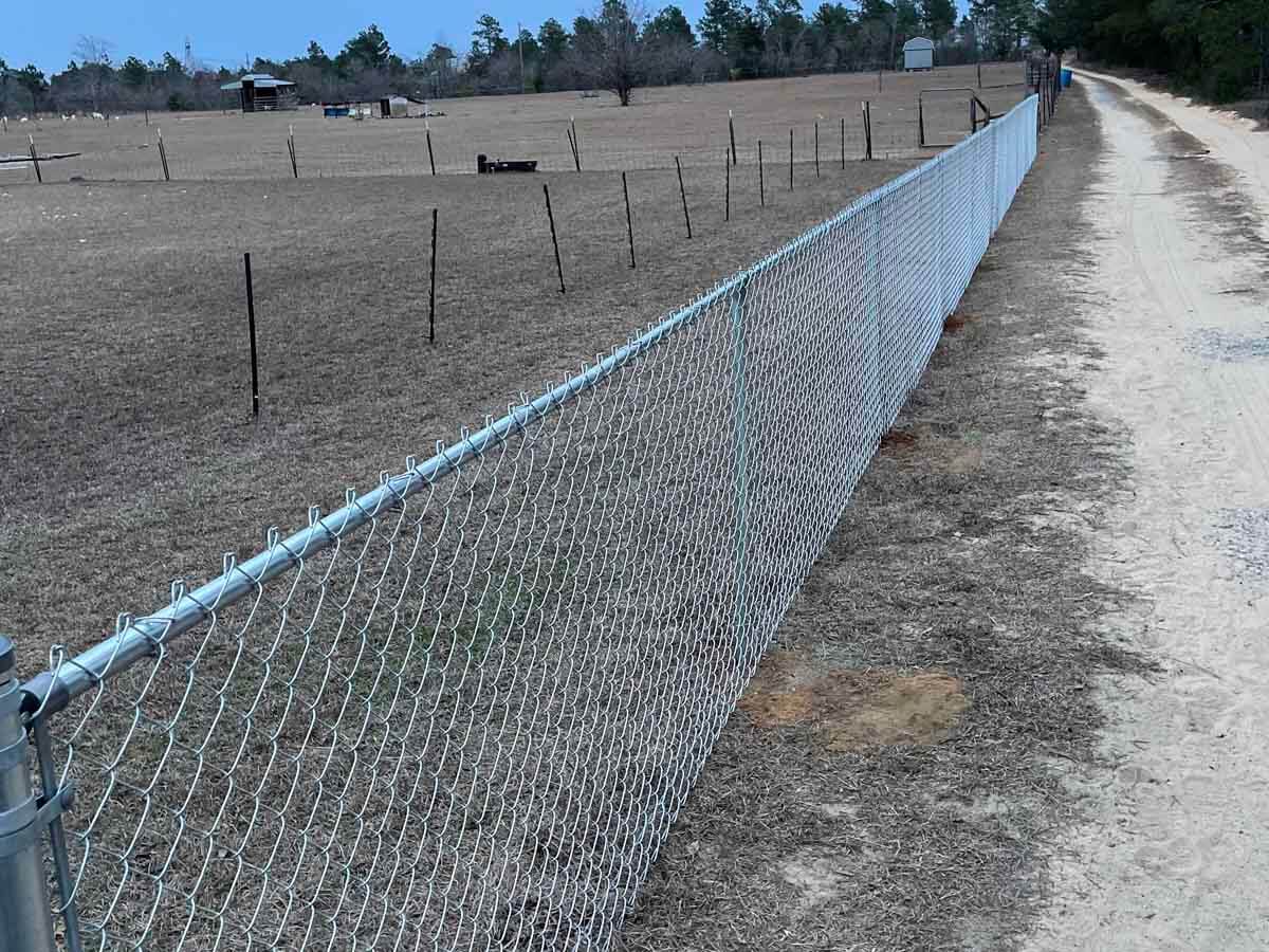 Photo of a Columbus GA chain link fence