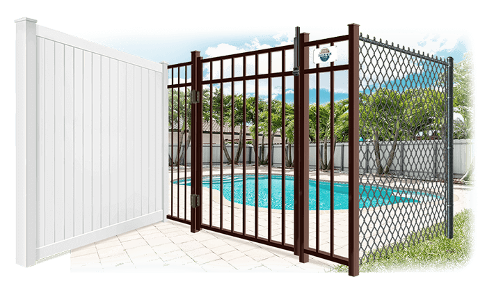 Columbus Georgia pool fence safety features and options popular with homeowners