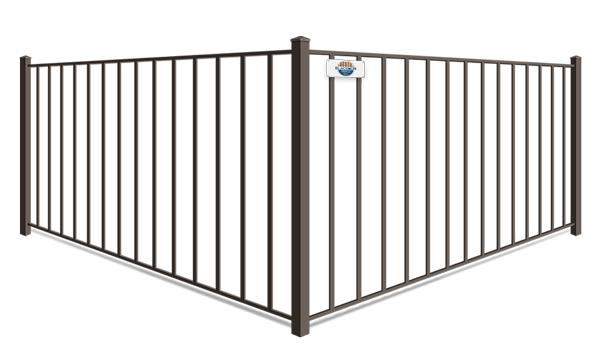 2 Rail aluminum fence company in Columbus Georgia