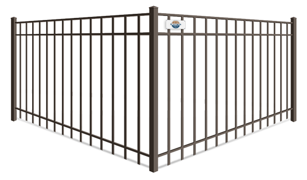 3 Rail aluminum fence company in Columbus Georgia
