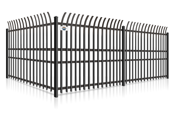 Commercial Wrought Iron fence installation for the Columbus Georgia area.