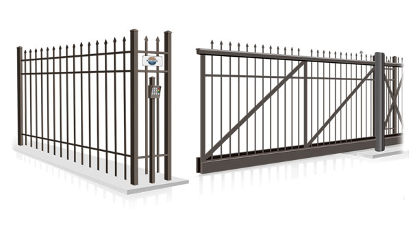 Commercial V-Track slide gate company in the Columbus Georgia area.