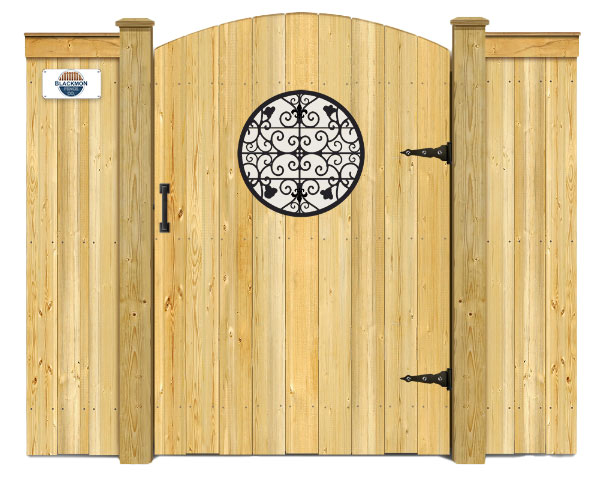 Residential residential wood gate contractor in Columbus Georgia