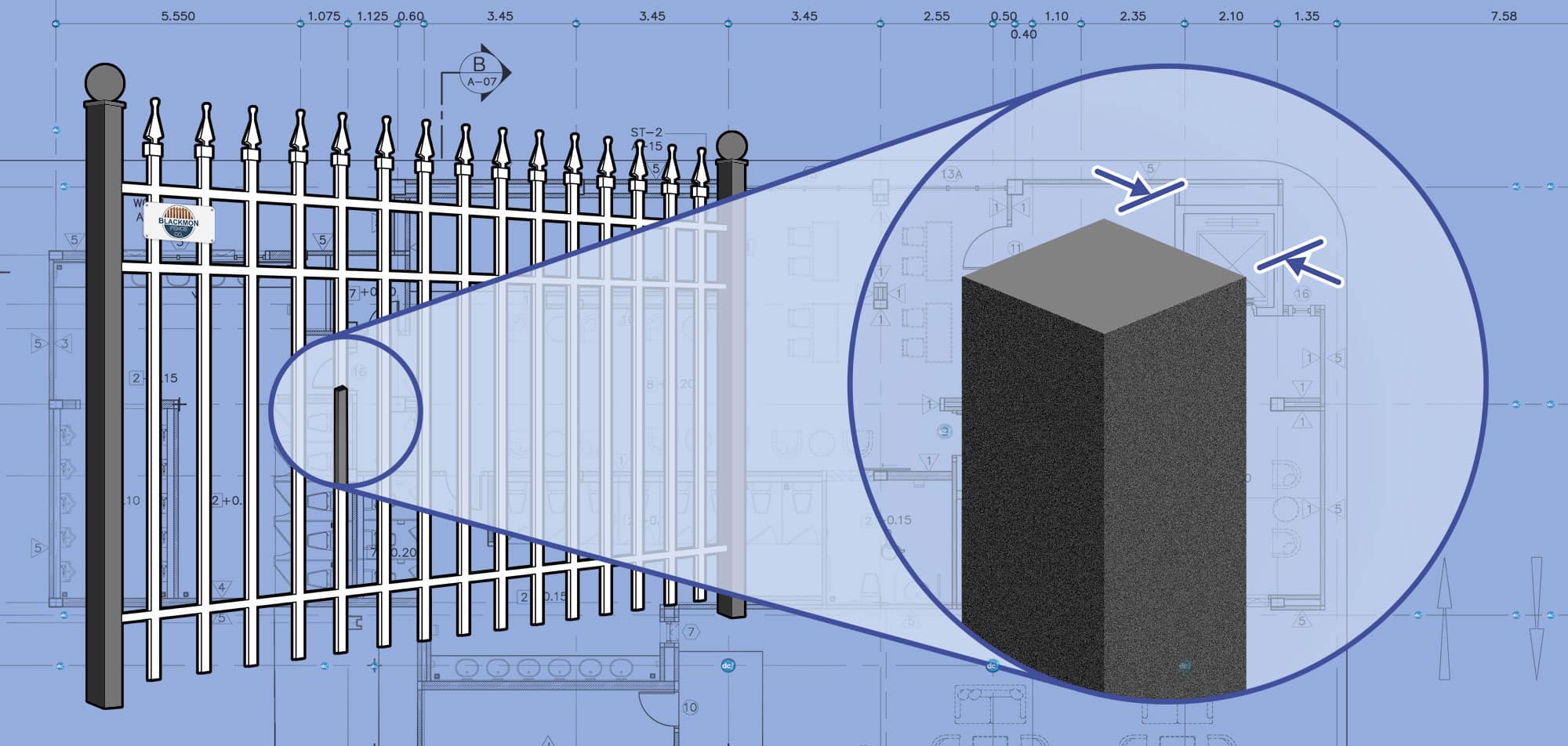 Columbus Georgia Ornamental Steel fence Pickets installation company