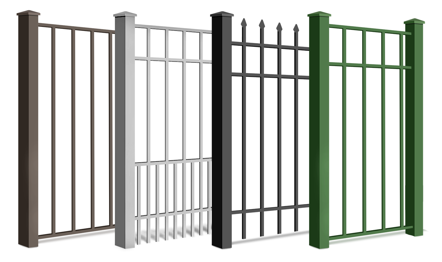 green wrought iron fence company in Columbus Georgia