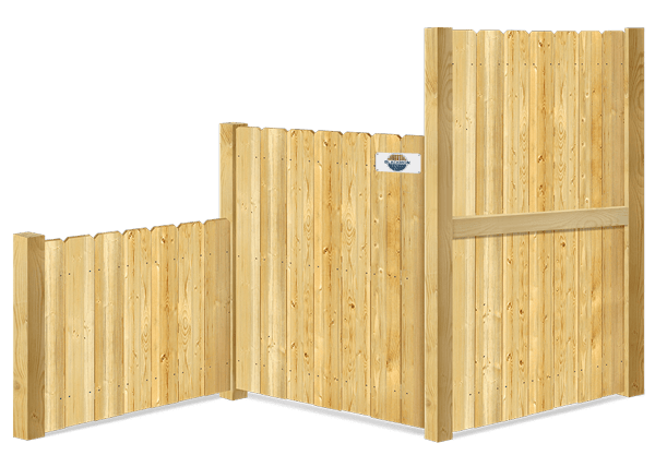 Wood fence height options Columbus Georgia
