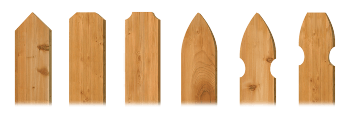 Picket styles - wood fence company in Columbus Georgia