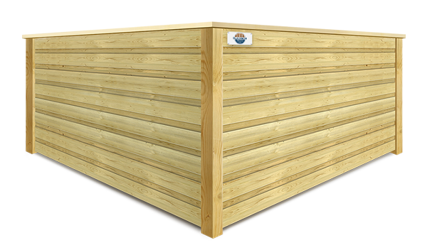 Horizontal Board On Board wood fence company in Columbus Georgia
