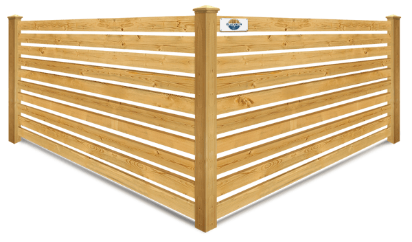 Horizontal Spaced Picket wood fence company in Columbus Georgia