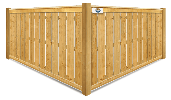 Spaced Picket wood fence company in Columbus Georgia