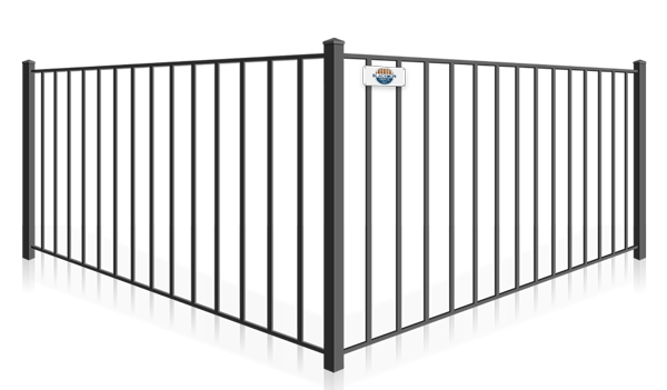 2 Rail wrought iron fence company in Columbus Georgia