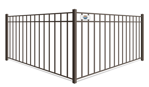 3 Rail wrought iron fence company in Columbus Georgia
