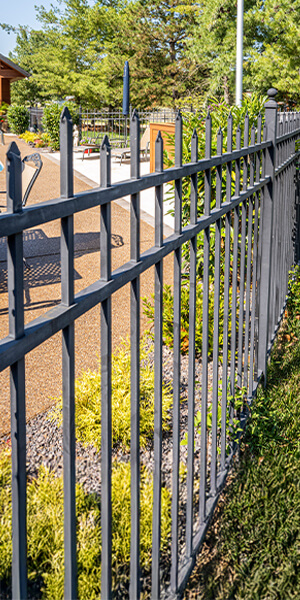 Wrought Iron fence installation in Columbus Georgia