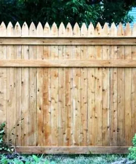 Stockade fence